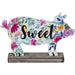 Floral Farm Pig Tabletop Decor - JTIA9A - Multi - 1