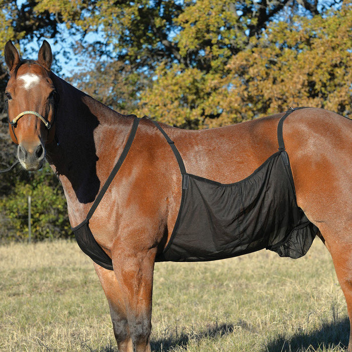 Fly Sheet Belly Guard for Horses - QL1J6 - Black - Small - 1