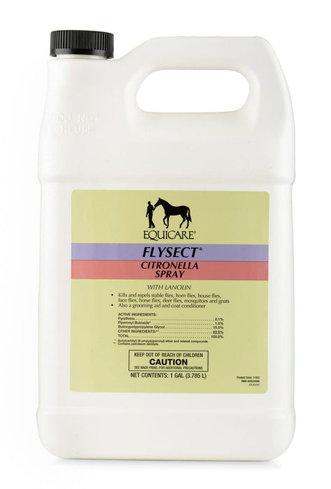 Equicare Flysect Citronella Fly Spray for Horses - FAX9 - Flysect Citronella Spray, gallon refill - 2