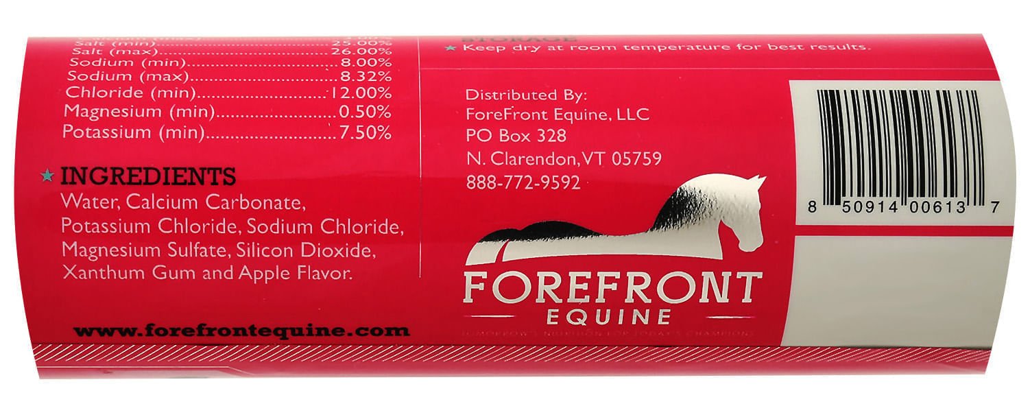 ForeLyte Electrolyte Paste for Horses - FFE1C - 2