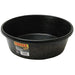 Fortex Tough Reinforced Molded Rubber Pet Bowls & Pans – Heavy - Duty Cold - Weather Rubber for Small Livestock - FXR9 - 8 Quarts (2 Gallons) - Black - 6