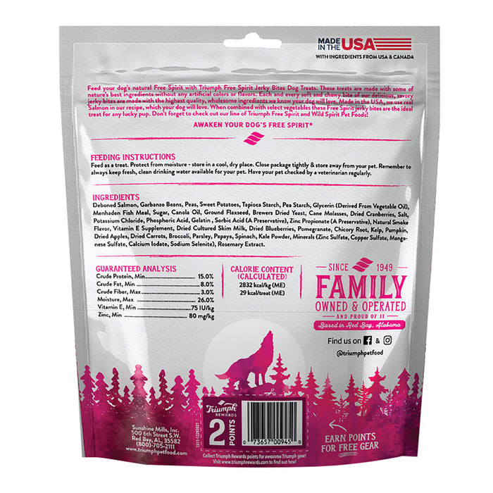 Free Spirit Deboned Jerky Bites Dog Treats, 20 oz - SUS4B - 20 oz - Salmon - 1 - 6