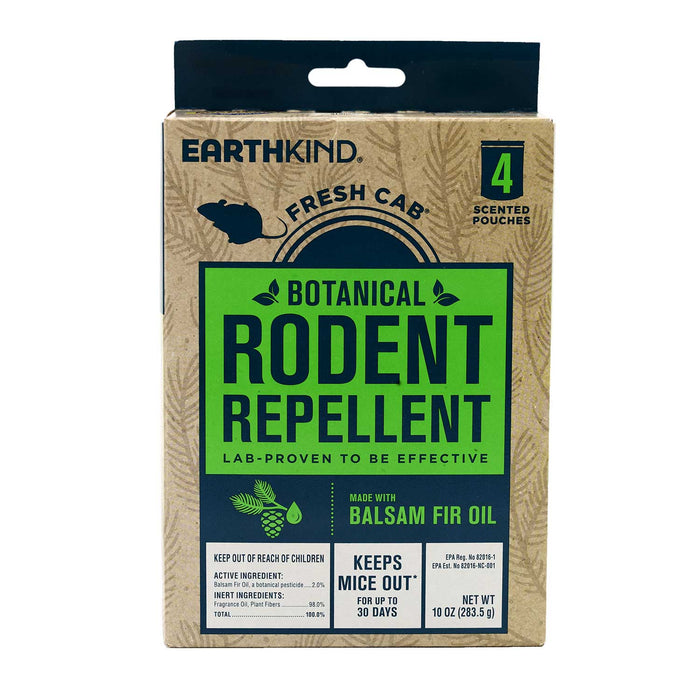 Fresh Cab Botanical Rodent Repellent, 10 oz - CCGF2 - Balsam Fir - 10 oz (4 Scented Pouches) - 1