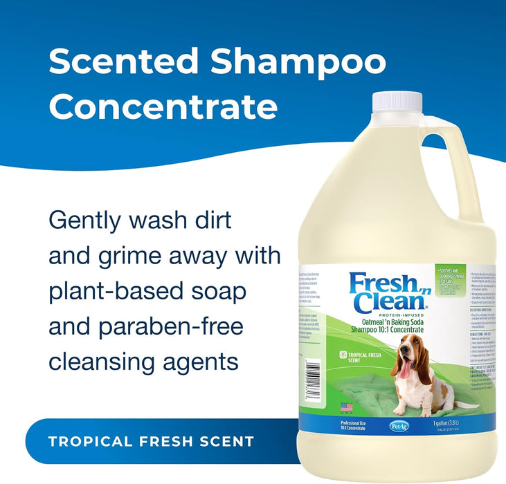 Fresh 'n Clean Oatmeal 'n Baking Soda 10:1 Concentrate Dog Shampoo - L3FU - Gallon - 2