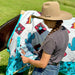 Jeffers Economy 600 Denier Standard Neck Turnout Blanket Color Turquoise