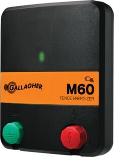 Gallagher M60 Mains Electric Fence Energizer – 10 Mile / 40 Acre, 0.6 Joules - XI2C - 1
