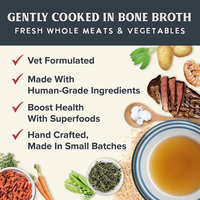 Gently Cooked In Bone Broth Recipe Dog Food Pouches - HE2AY - Lamb & Carrot - 3 oz - 1 Pouch - 17