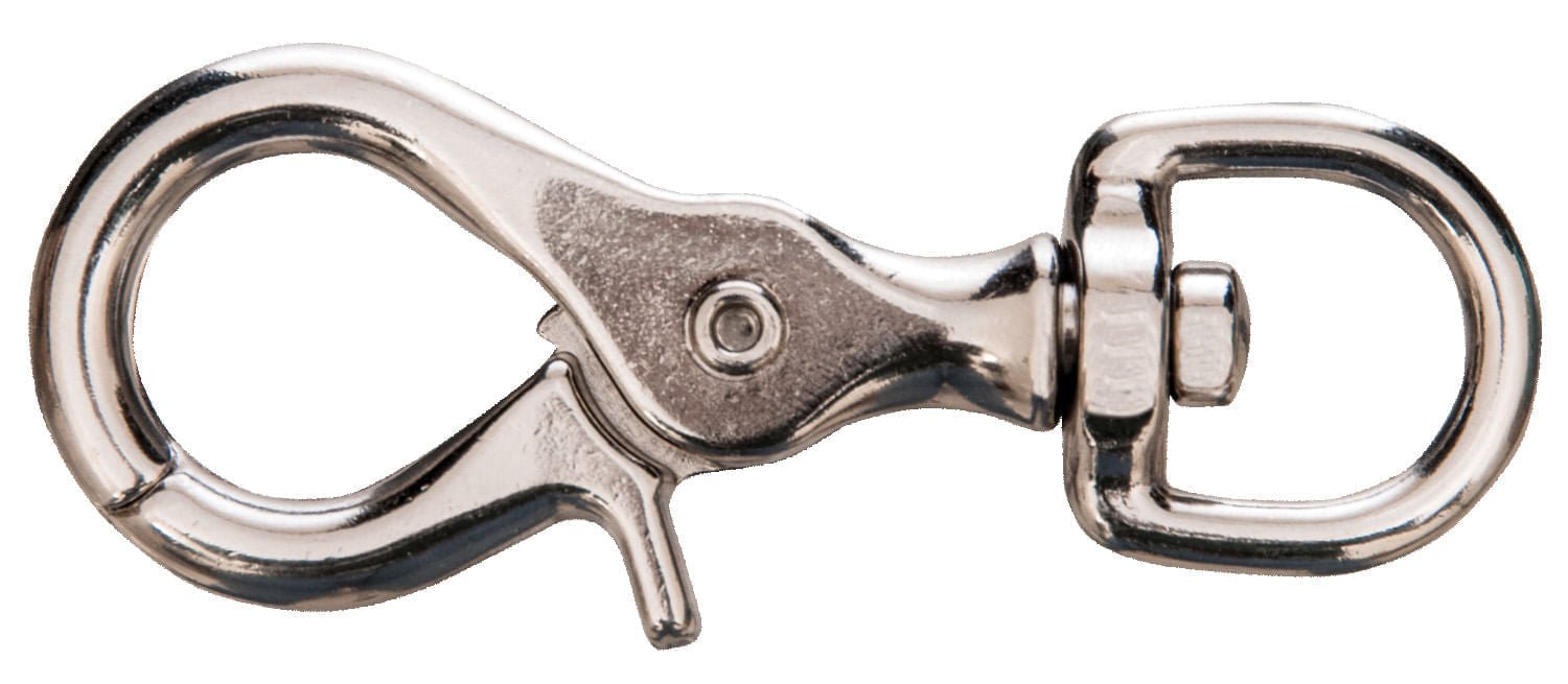 Jeffers Giant Nickel - Plated Scissor Snap, 3 - 3/4" - IAC7 - Single - 1