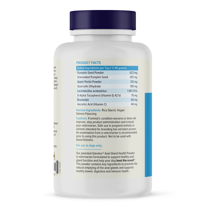Glandex Anal Gland Health Powder for Dogs - VQLAZ - Salmon Powder - 5.5 oz - 19