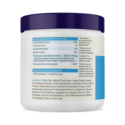 Glandex Daily Prebiotic & Probiotic Powder for Cats, Tuna Flavor, 4.0 oz - VQLAR - Tuna - 4 oz - 2