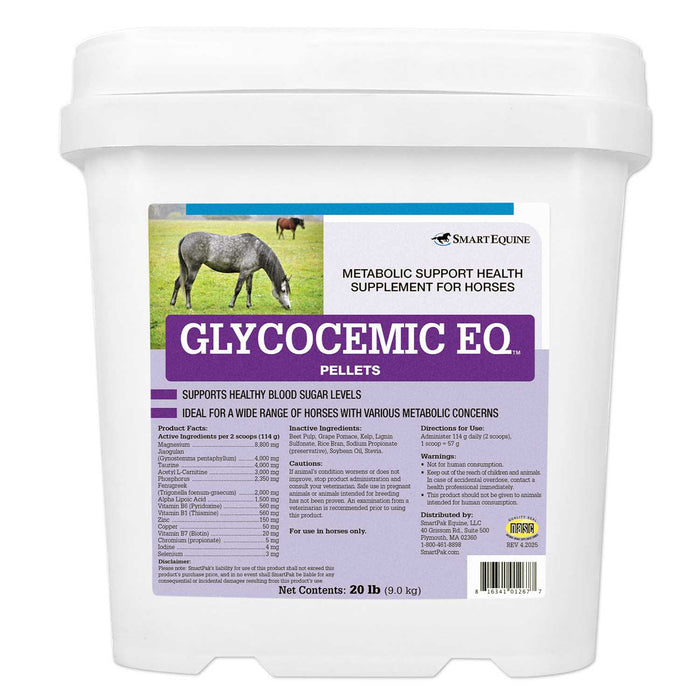Glycocemic EQ, Metabolic Support for Horses, Pellets - SMACK - 20 lb - 1
