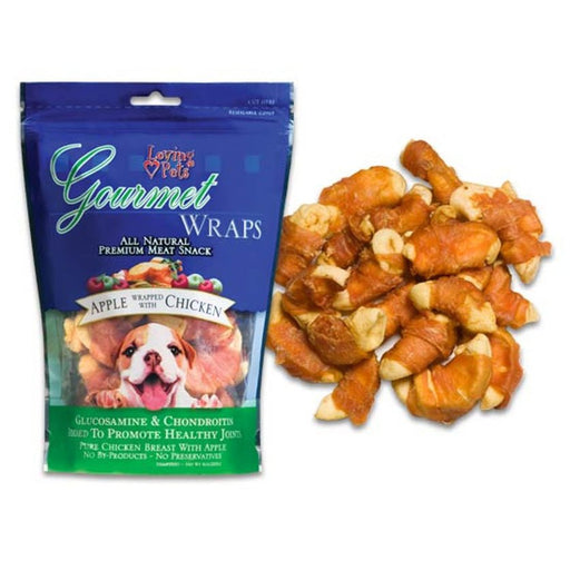 Gourmet Wraps Healthy Dog Treats with Glucosamine & Chondroitin - ZOG1 - Apple - 1
