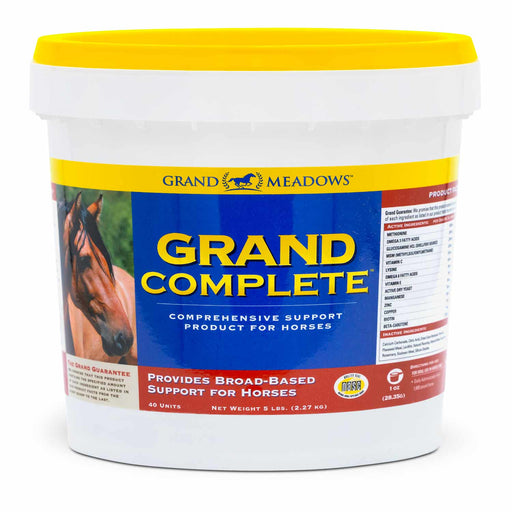 Grand Complete All - in - One Supplement for Horses - 2CFJ - 5 lb - 1