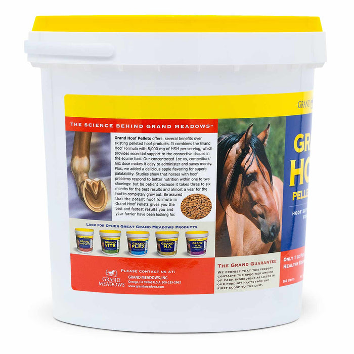 Grand Hoof Pellets with MSM Supplement for Horses - 2CF7 - 10 lb - 5