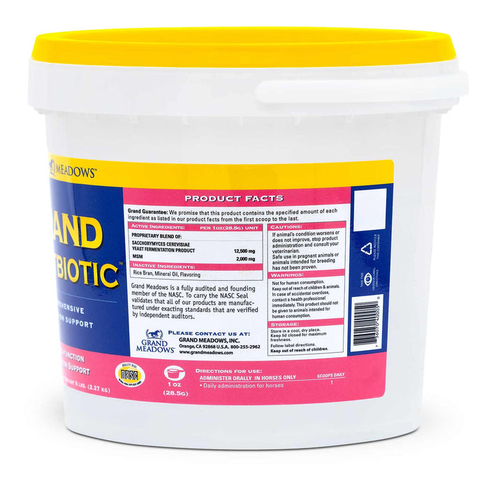 Grand Postbiotic Digestion Supplement for Horses - 2CD2 - 5 lb - 3