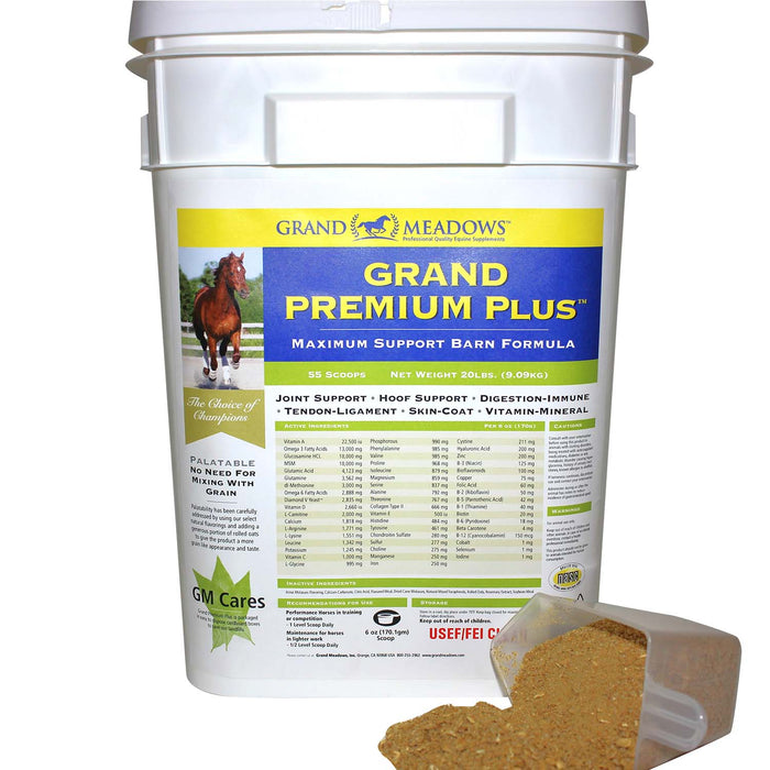 Grand Premium Plus All - in - One Supplement for Horses - 2CD8 - 20 lb - 6