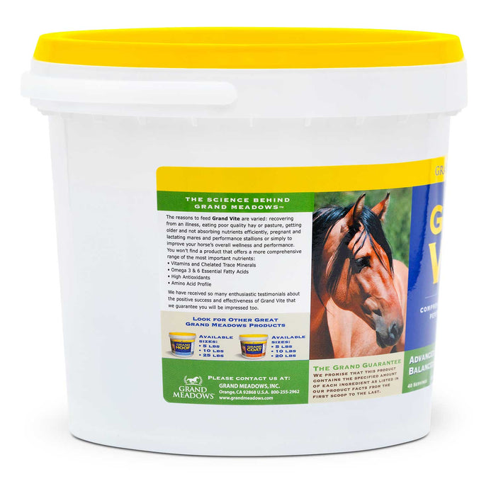 Grand Vite Multivitamin Supplement for Horses - 2CFE - 5 lb - 2