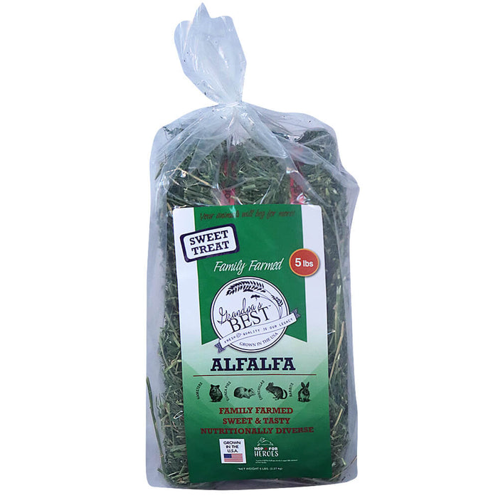 Grandpa's Best Alfalfa Hay Bale - 010BEST-06312 - Green - 5 lbs - Alfalfa Hay - 2