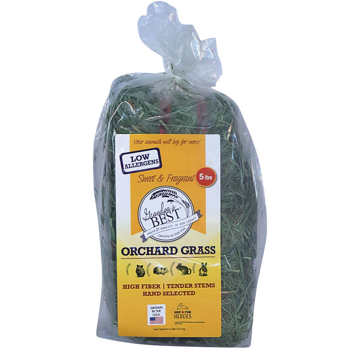 Grandpa's Best Orchard Grass Bale - 010BEST-06237 - Green - 5 lbs - Orchard Grass - 2