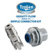 Gravity Flow Model 75 Nipple Connector Kit - TJA1 - 2