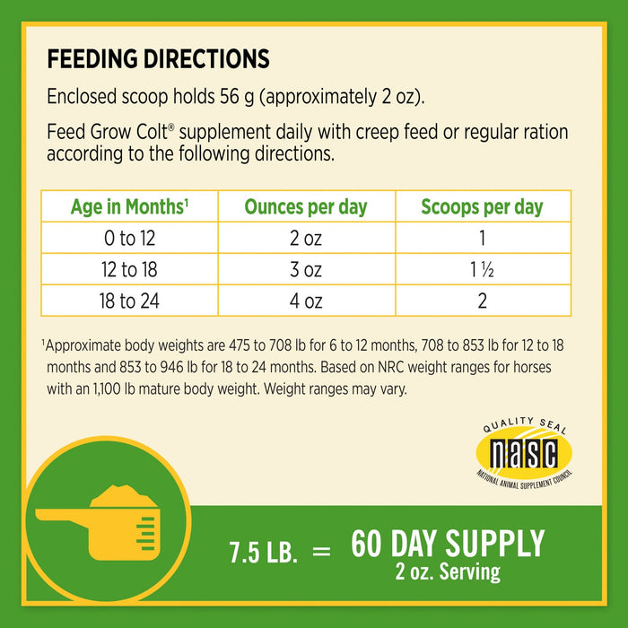 Grow Colt by Farnam - FAKV - 7.5 lbs - 14