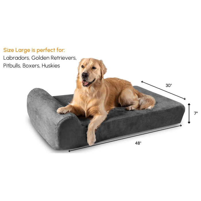 7 Headrest Bed Color Charcoal
