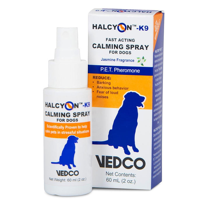 Halcyon K9 Calming Spray for Dogs, 60ml - VEDBP - Jasmine - 60ml - 1