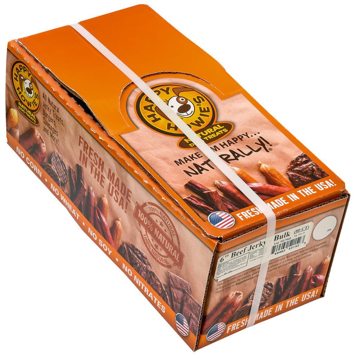 Happy Howie's Beef Jerky Strips - HH1A1 - 6" - 80 count - 1