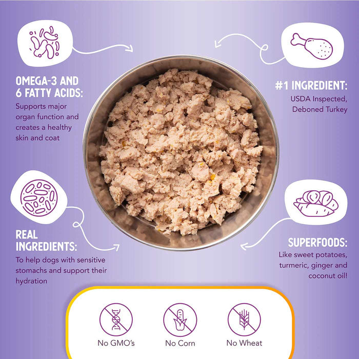 Health Extension Digestive Support Canned Food for Dogs, 9 oz - HE22 - 9 oz - Turkey & Sweet Potato - 1 ct - 18