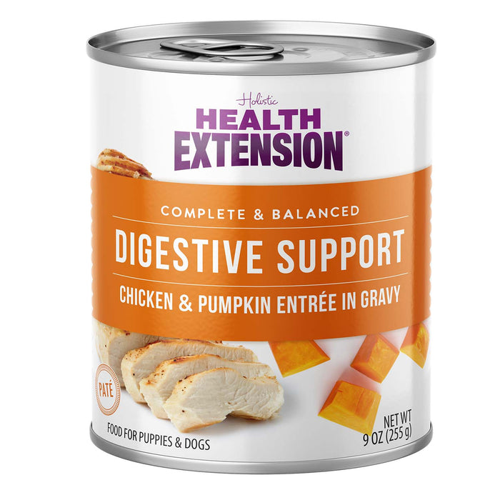 Health Extension Digestive Support Canned Food for Dogs, 9 oz - HE2YZ - 9 oz - Chicken & Pumpkin - 1 ct - 20