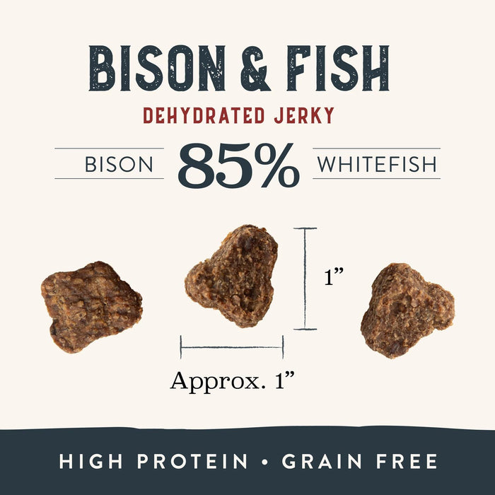 Health Extension Grain - Free Bison & Fish Jerky for Dogs - HE2A7 - 4 oz - Bison & Fish - 3