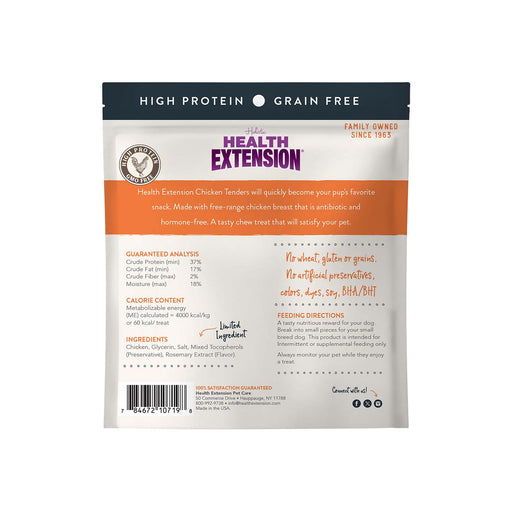 Health Extension Grain - Free Crispy Gourmet Chicken Tenders Natural Dog Treats, 4 oz - HE2AD - 4 oz - Chicken - 2