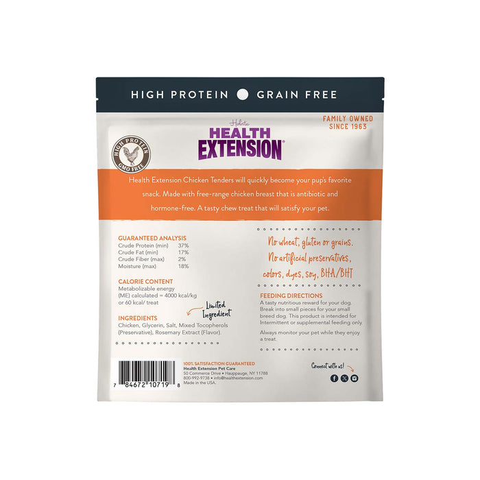 Health Extension Grain - Free Crispy Gourmet Chicken Tenders Natural Dog Treats, 4 oz - HE2AD - 4 oz - Chicken - 2