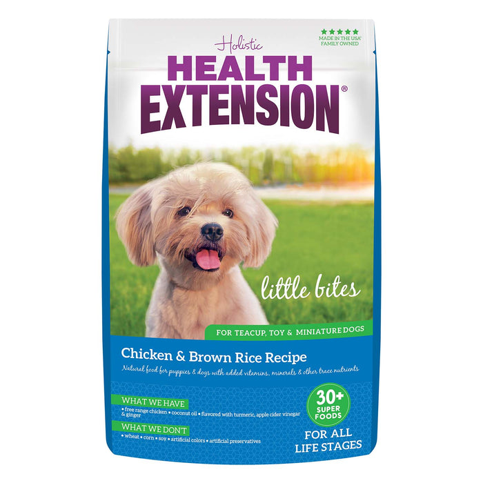 Health Extension Little Bites Chicken & Brown Rice Recipe Small Breed Dry Dog Food - HE2G - 4lb - Chicken & Brown Rice - 1