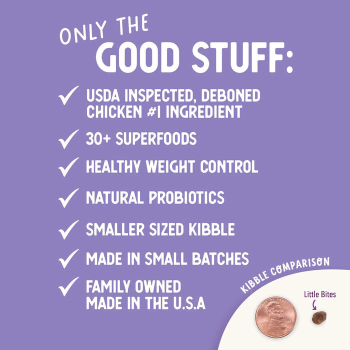 Health Extension Little Bites Lite Chicken & Brown Rice Recipe Small Breed Dry Dog Food - HE2E - 15 lb - Lite Chicken & Brown Rice - 8