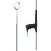 Heavy - Duty Ring Top Electric Fence Post – 33.5"L, 850mm Ring Top, 7mm Steel Shaft, White - XI3H - 1 ct - 1