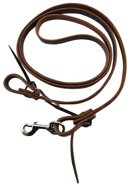Soft Roping Reins Heavy Oiled Horse Roping Rein with Butter-Soft Leather — Pet Supplies 4 ...
