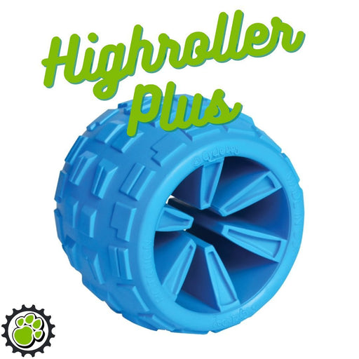 High Roller Ball Plus Rubber Dog Toy - CD2CJ - Large - Blue - 1 ct - 2
