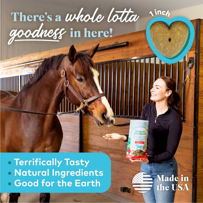 Honest To Goodness Upcycled Horse Treats - Natural Healthy Low Sugar & Grain - Free, 2 lbs - Y1VH - 2 lb bag - Banana - 6