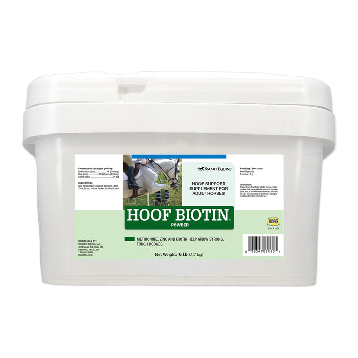 Hoof Biotin Powder, Hoof Supplement for Horses - SMADM - 6 lbs - 4
