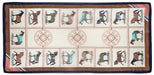 Horses in Blankets Silky Scarf, 35" x 70" - AWI32 - Multi - 1