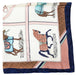 Horses in Blankets Silky Scarf, 35" x 70" - AWI32 - Multi - 2