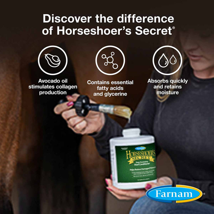 Horseshoer's Secret Deep Penetrating Hoof Conditioner, 32 oz - FAHD - 4