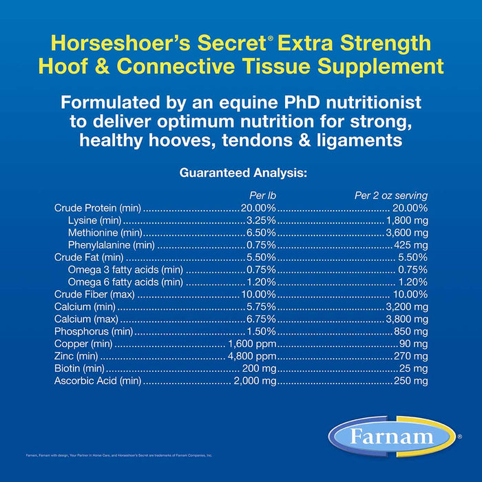 Horseshoer's Secret Hoof & Connective Tissue Supplement - FAHI - 7.5 lbs - 17