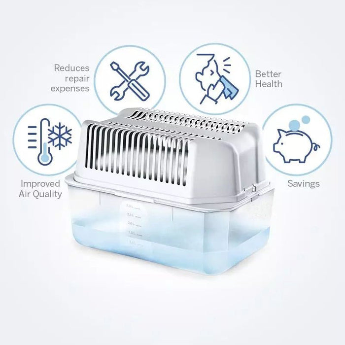 Humydry Large Room Moisture Absorber 35.3 oz Unscented – Refillable Dehumidifier for Spaces up to 420 sq f - Jeffers - Animal & Pet Supplies > Pet Odor & Stain Removers