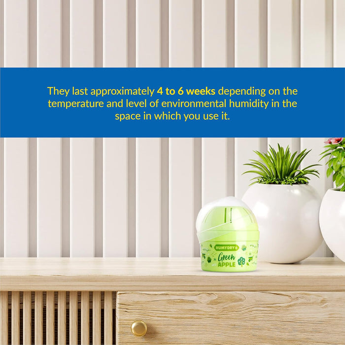 Humydry Mini Moisture Absorber & Air Freshener - DR22 - Green Apple - 2.6 oz - 1 - 4
