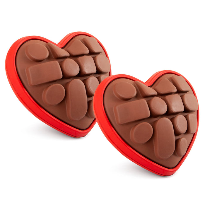 Jeffers Natural Rubber Box of Chocolates Dog Chew Toy for Medium-Chewers