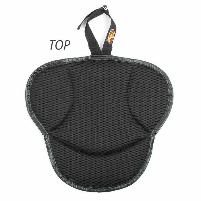Impact Gel Mesh Seat Saver Horse Saddle Cushion, Black - 4UA7 - Black - 2