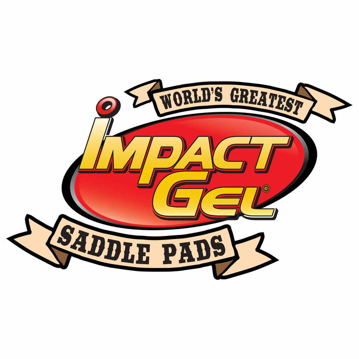 Impact Gel Mesh Seat Saver Horse Saddle Cushion, Black - 4UA7 - Black - 7