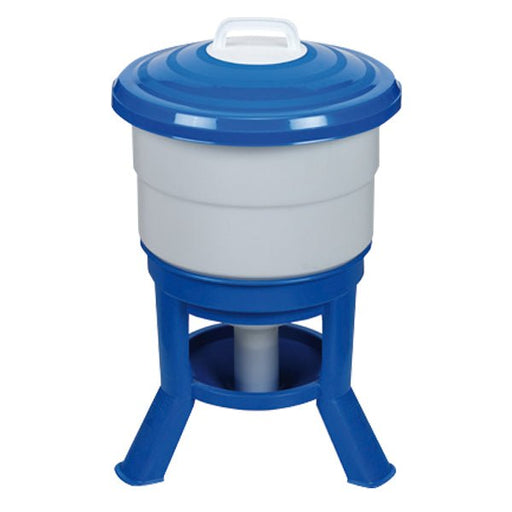 Imperial Chicken Waterer 40 Liter – Durable Poultry Drinker with Elevated Legs - GAUD7 - Blue/White - 40 Liter - 1